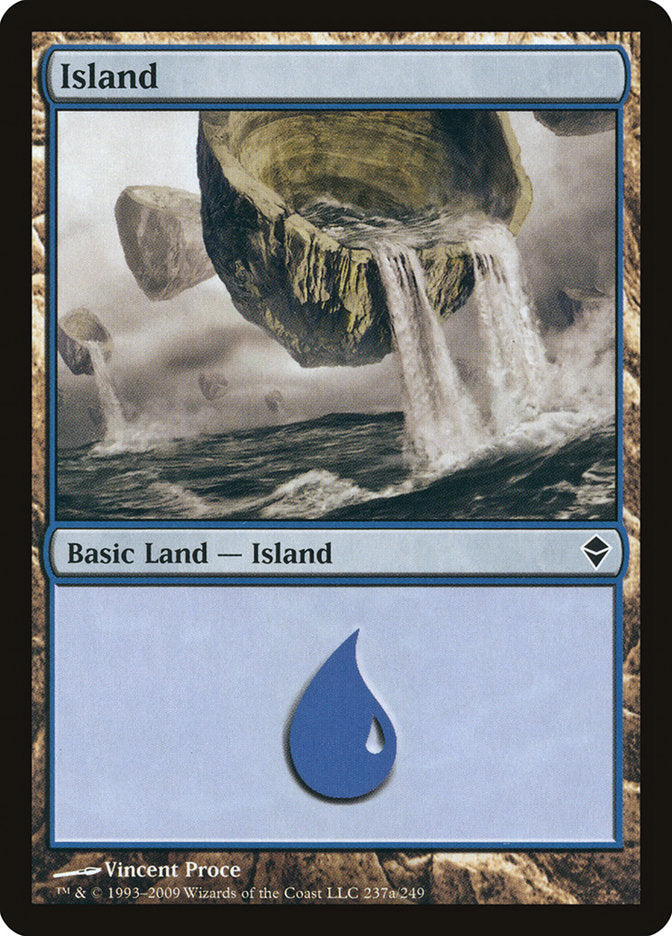 Island (237a) [Zendikar] | I Want That Stuff Brandon