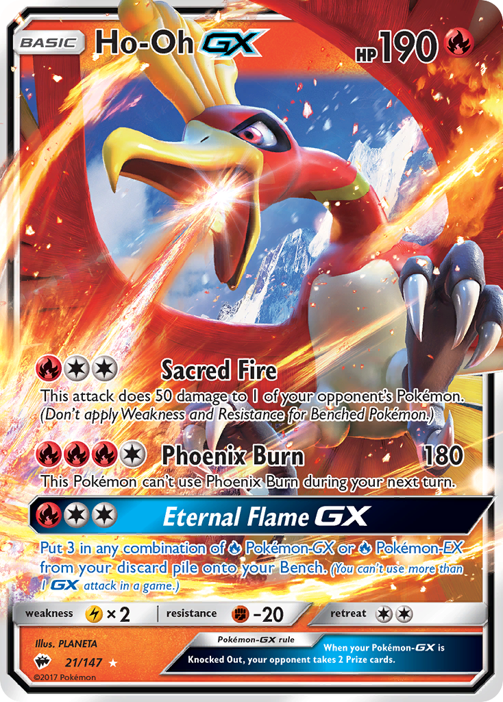 Ho-Oh GX (21/147) [Sun & Moon: Burning Shadows] | I Want That Stuff Brandon