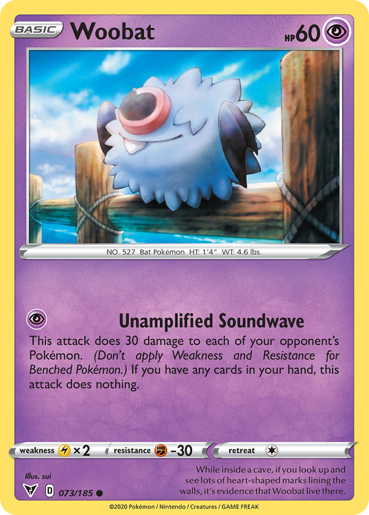 Woobat (073/185) [Sword & Shield: Vivid Voltage] | I Want That Stuff Brandon