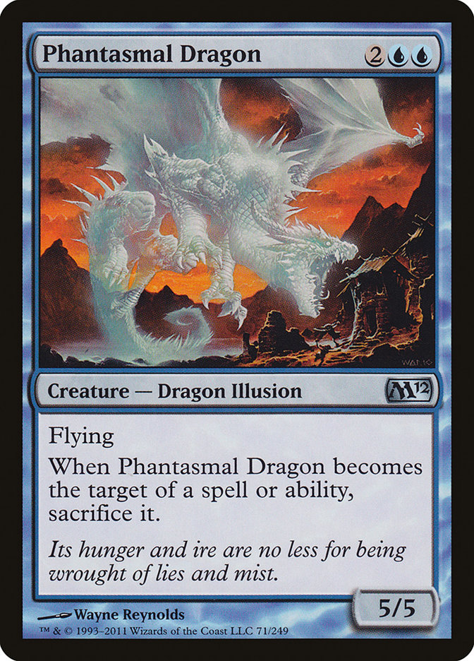 Phantasmal Dragon [Magic 2012] | I Want That Stuff Brandon