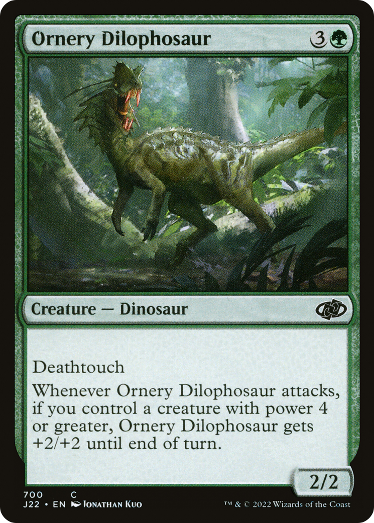 Ornery Dilophosaur [Jumpstart 2022] | I Want That Stuff Brandon