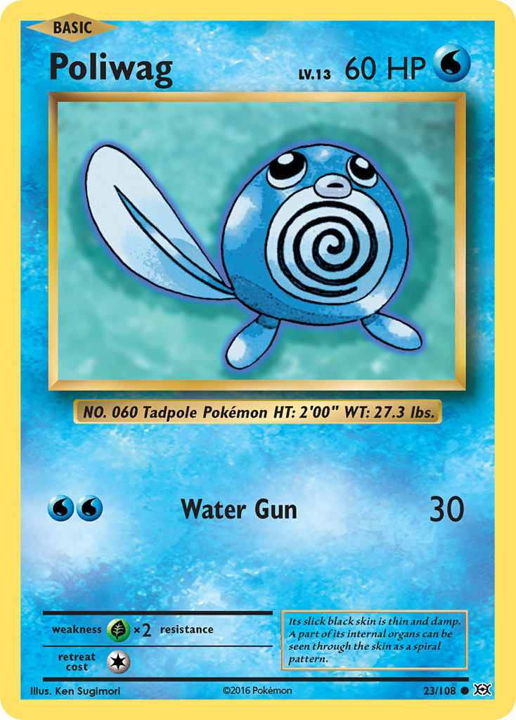 Poliwag (23/108) [XY: Evolutions] | I Want That Stuff Brandon