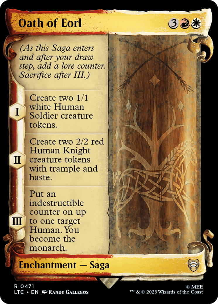 Oath of Eorl [The Lord of the Rings: Tales of Middle-Earth Commander Showcase Scrolls] | I Want That Stuff Brandon