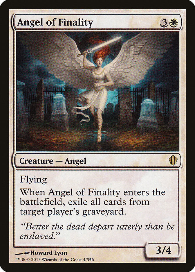 Angel of Finality [Commander 2013] | I Want That Stuff Brandon
