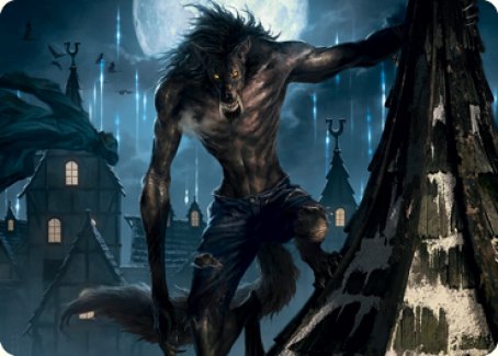 Stalking Predator Art Card [Innistrad: Midnight Hunt Art Series] | I Want That Stuff Brandon