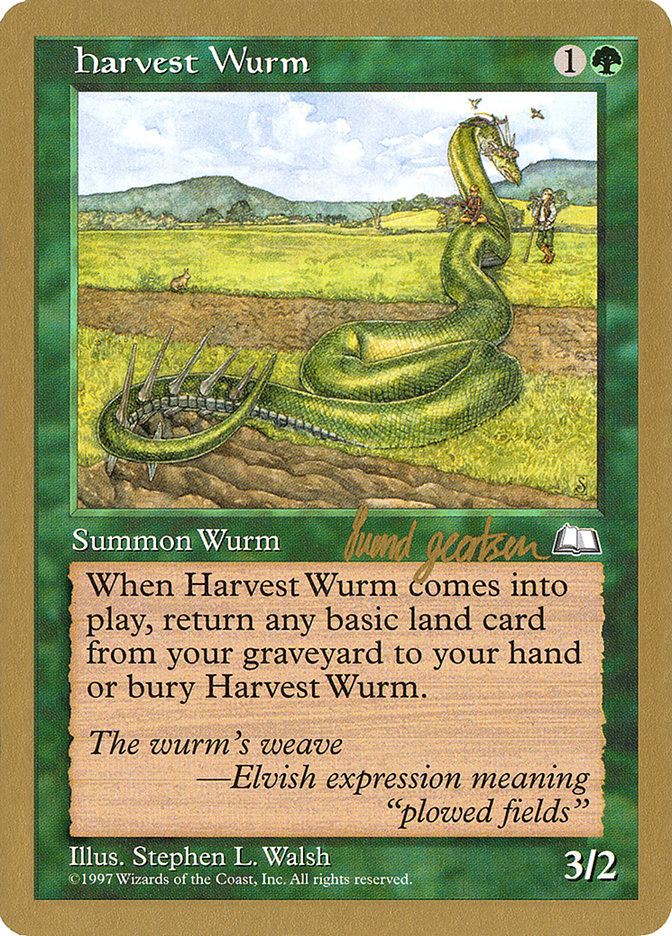 Harvest Wurm (Svend Geertsen) [World Championship Decks 1997] | I Want That Stuff Brandon