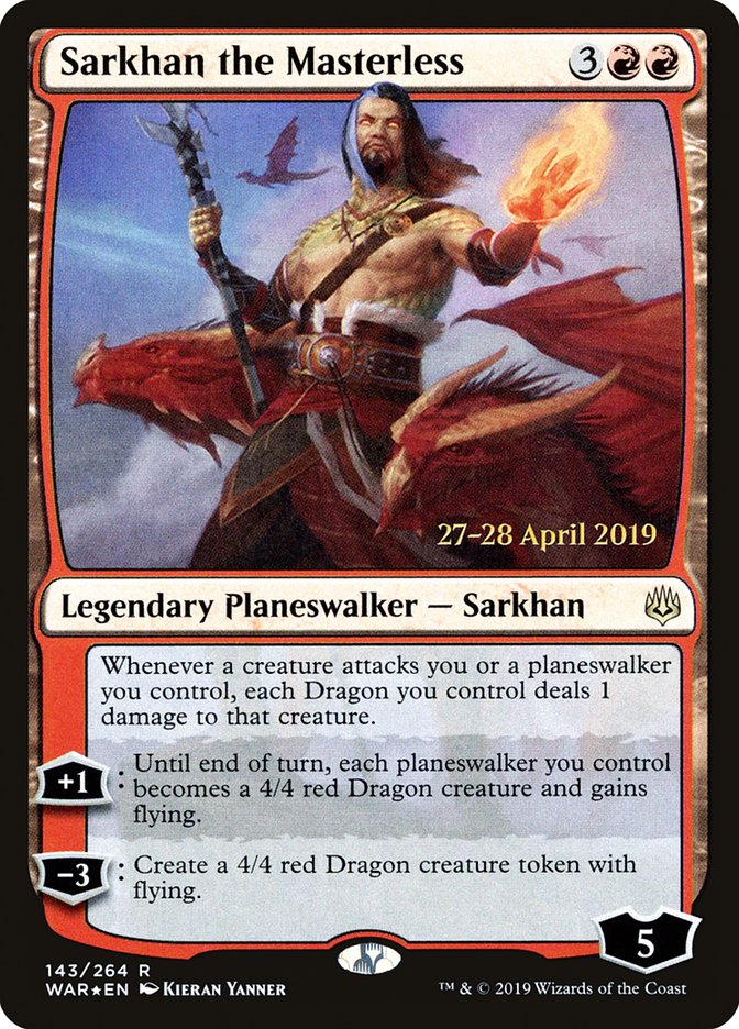 Sarkhan the Masterless [War of the Spark Prerelease Promos] | I Want That Stuff Brandon