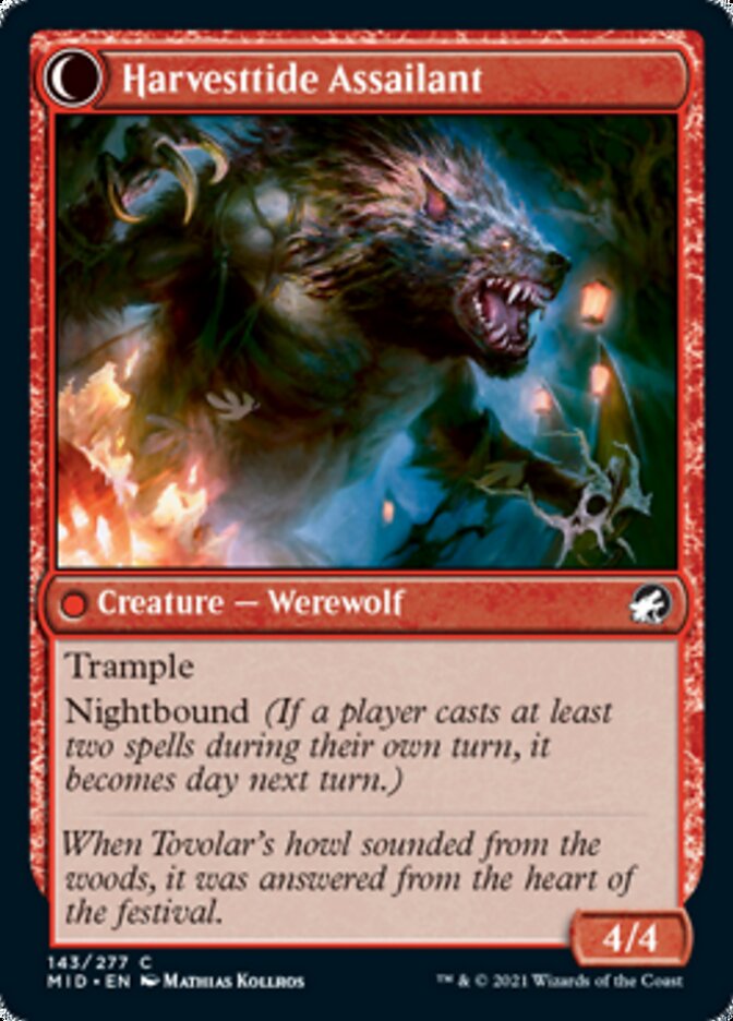 Harvesttide Infiltrator // Harvesttide Assailant [Innistrad: Midnight Hunt] | I Want That Stuff Brandon