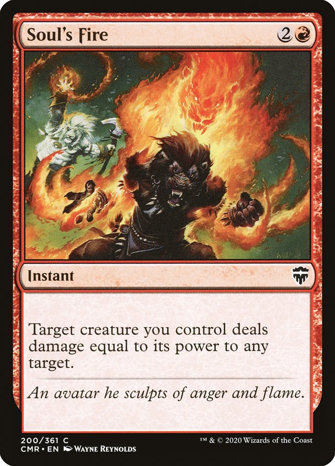 Soul's Fire [Commander Legends] | I Want That Stuff Brandon