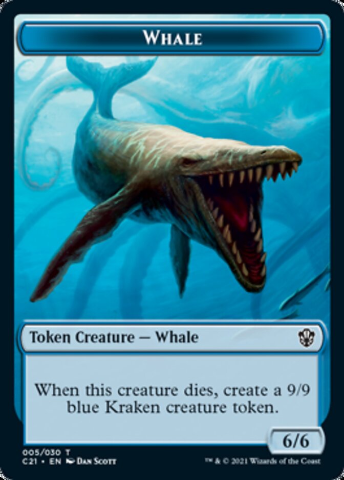 Beast (010) // Whale Double-Sided Token [Commander 2021 Tokens] | I Want That Stuff Brandon