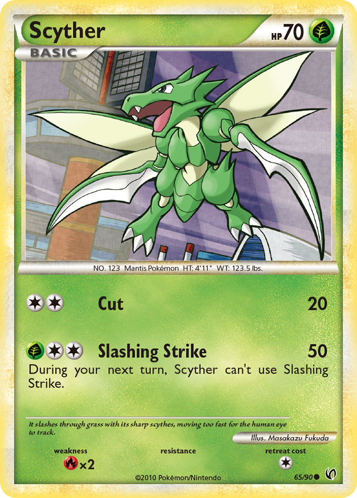 Scyther (65/90) [HeartGold & SoulSilver: Undaunted] | I Want That Stuff Brandon