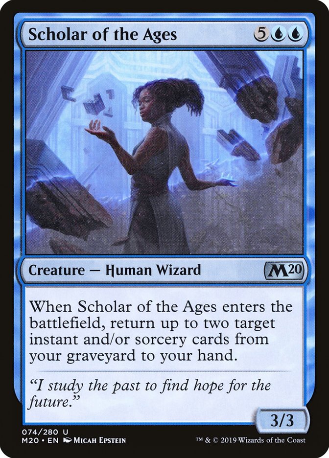 Scholar of the Ages [Core Set 2020] | I Want That Stuff Brandon