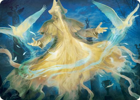 Heron-Blessed Geist Art Card [Innistrad: Crimson Vow Art Series] | I Want That Stuff Brandon