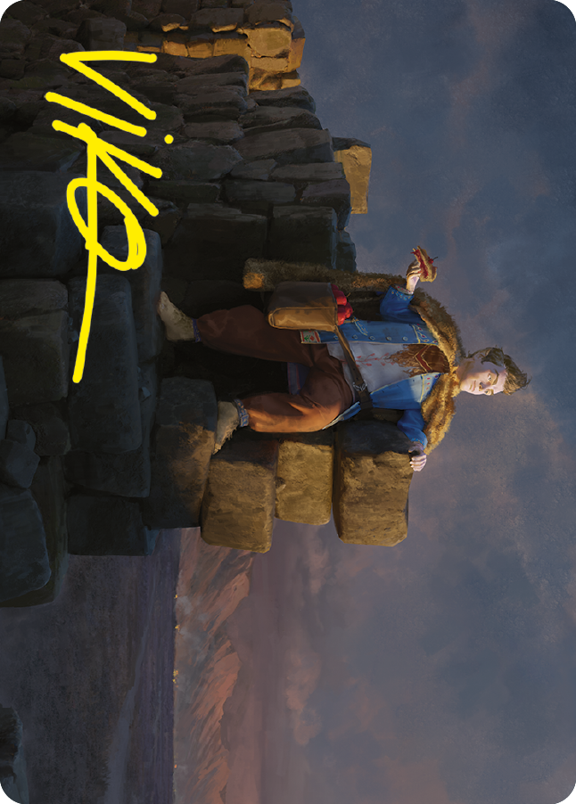 Pippin, Warden of Isengard Art Card (Gold-Stamped Signature) [The Lord of the Rings: Tales of Middle-earth Art Series] | I Want That Stuff Brandon