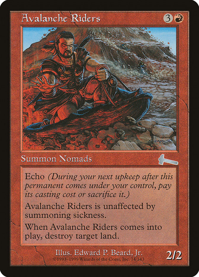 Avalanche Riders [Urza's Legacy] | I Want That Stuff Brandon