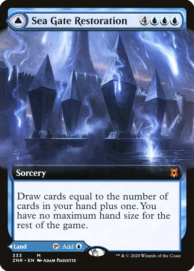 Sea Gate Restoration // Sea Gate, Reborn (Extended Art) [Zendikar Rising] | I Want That Stuff Brandon