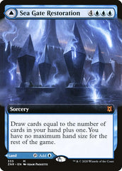 Sea Gate Restoration // Sea Gate, Reborn (Extended Art) [Zendikar Rising] | I Want That Stuff Brandon