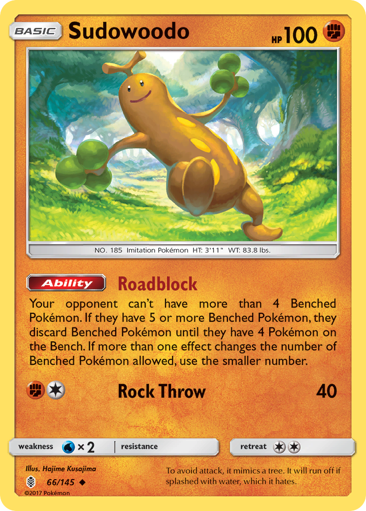 Sudowoodo (66/145) [Sun & Moon: Guardians Rising] | I Want That Stuff Brandon