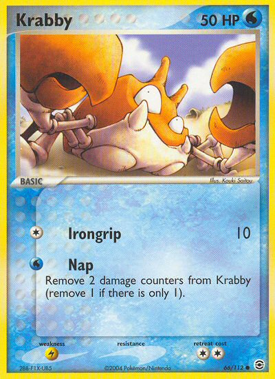 Krabby (66/112) [EX: FireRed & LeafGreen] | I Want That Stuff Brandon