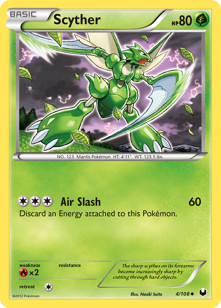 Scyther (4/108) [Black & White: Dark Explorers] | I Want That Stuff Brandon