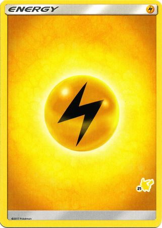 Lightning Energy (Pikachu Stamp #21) [Battle Academy 2020] | I Want That Stuff Brandon