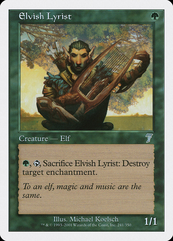 Elvish Lyrist [Seventh Edition] | I Want That Stuff Brandon