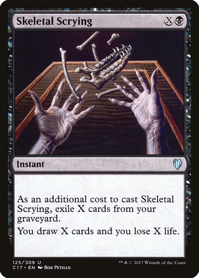 Skeletal Scrying [Commander 2017] | I Want That Stuff Brandon