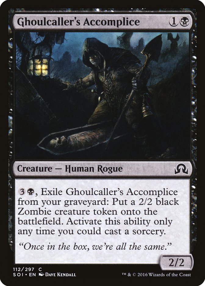 Ghoulcaller's Accomplice [Shadows over Innistrad] | I Want That Stuff Brandon