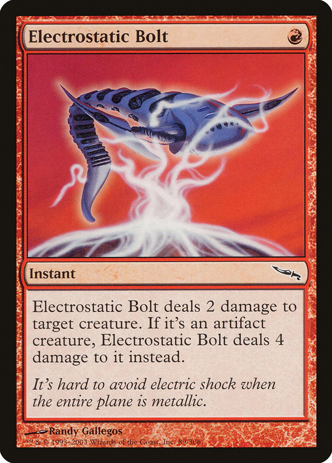 Electrostatic Bolt [Mirrodin] | I Want That Stuff Brandon