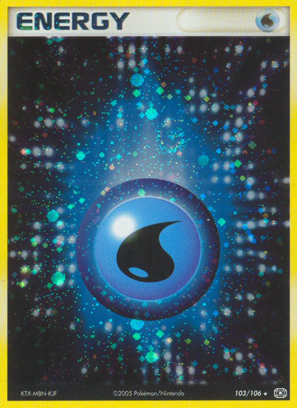 Water Energy (103/106) [EX: Emerald] | I Want That Stuff Brandon