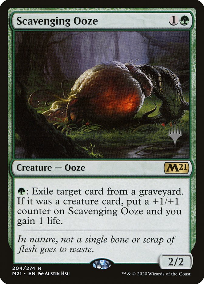 Scavenging Ooze (Promo Pack) [Core Set 2021 Promos] | I Want That Stuff Brandon