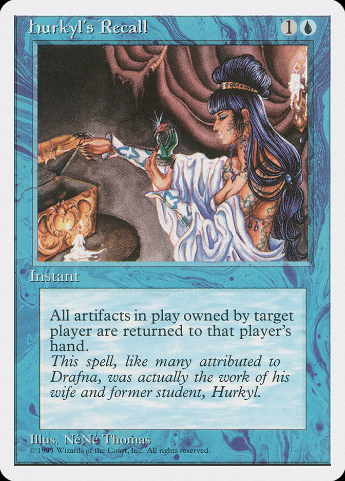 Hurkyl's Recall [Fourth Edition] | I Want That Stuff Brandon