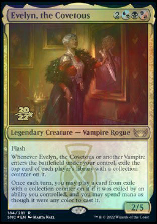 Evelyn, the Covetous [Streets of New Capenna Prerelease Promos] | I Want That Stuff Brandon