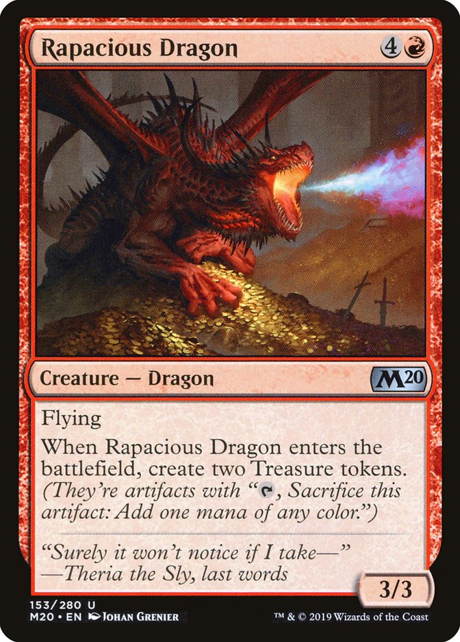 Rapacious Dragon [Core Set 2020] | I Want That Stuff Brandon