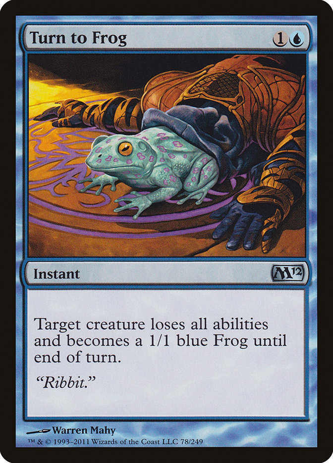 Turn to Frog [Magic 2012] | I Want That Stuff Brandon