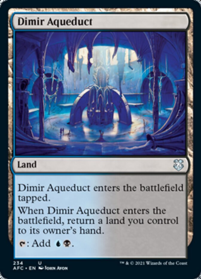 Dimir Aqueduct [Dungeons & Dragons: Adventures in the Forgotten Realms Commander] | I Want That Stuff Brandon