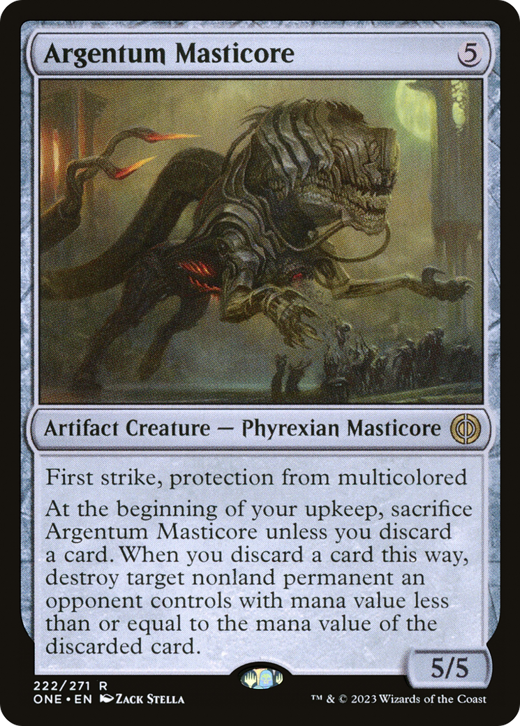 Argentum Masticore [Phyrexia: All Will Be One] | I Want That Stuff Brandon
