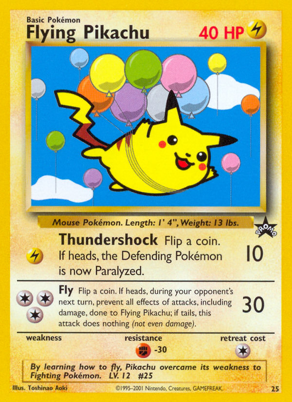 Flying Pikachu (25) [Wizards of the Coast: Black Star Promos] | I Want That Stuff Brandon