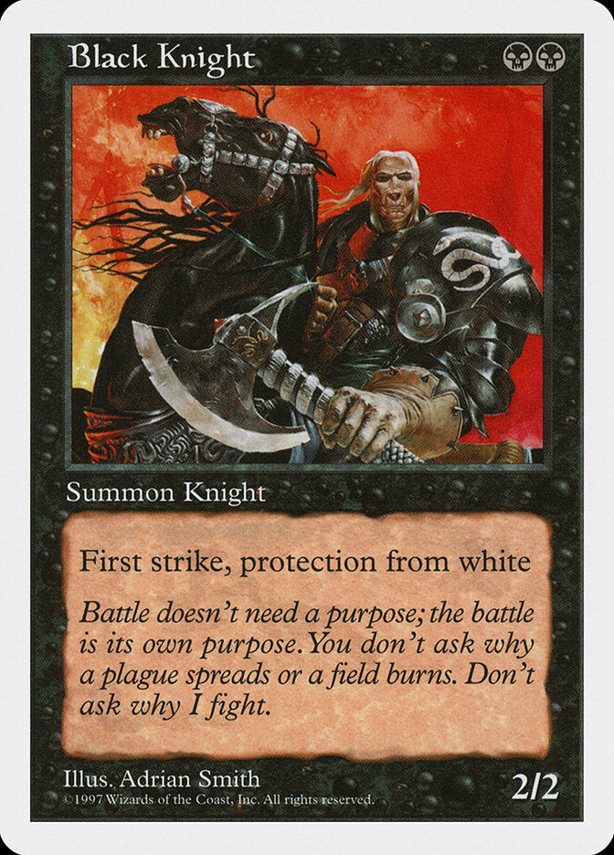 Black Knight [Fifth Edition] | I Want That Stuff Brandon