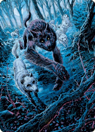 Untamed Pup Art Card [Innistrad: Midnight Hunt Art Series] | I Want That Stuff Brandon