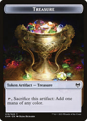 Treasure // Clue Double-Sided Token [Pioneer Challenger Decks 2022] | I Want That Stuff Brandon