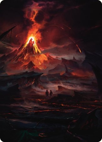 Valley of Gorgoroth Art Card [The Lord of the Rings: Tales of Middle-earth Art Series] | I Want That Stuff Brandon