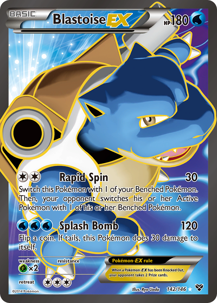 Blastoise EX (142/146) [XY: Base Set] | I Want That Stuff Brandon