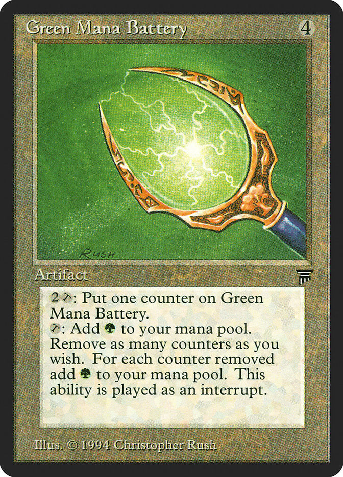 Green Mana Battery [Legends] | I Want That Stuff Brandon