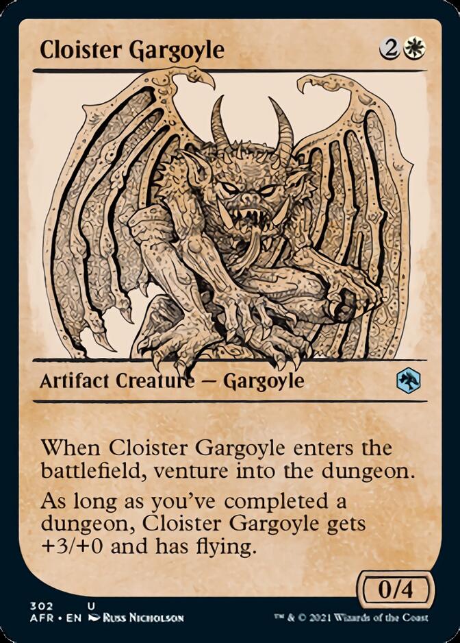 Cloister Gargoyle (Showcase) [Dungeons & Dragons: Adventures in the Forgotten Realms] | I Want That Stuff Brandon