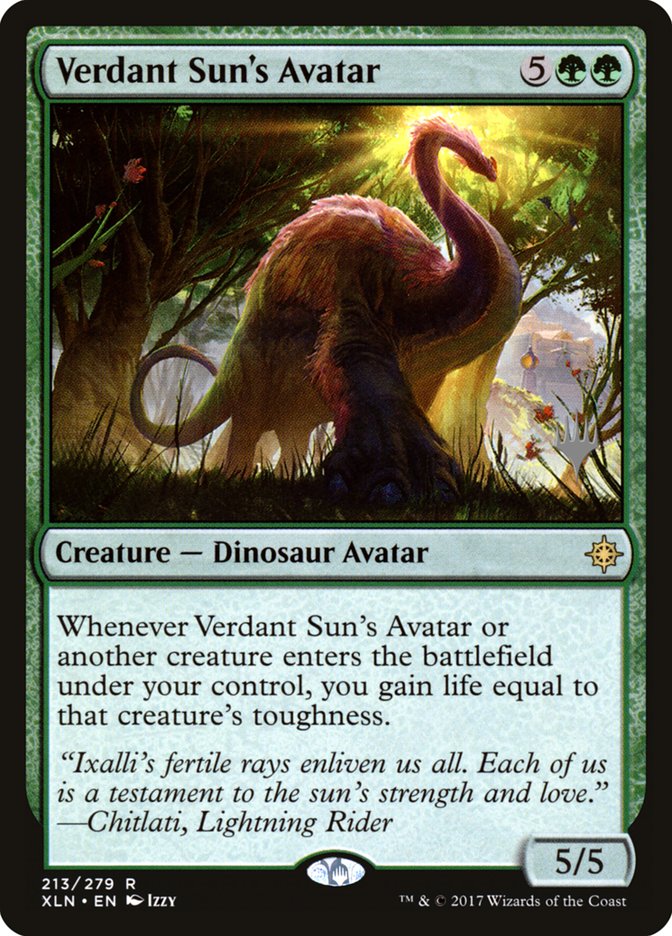 Verdant Sun's Avatar (Promo Pack) [Ixalan Promos] | I Want That Stuff Brandon