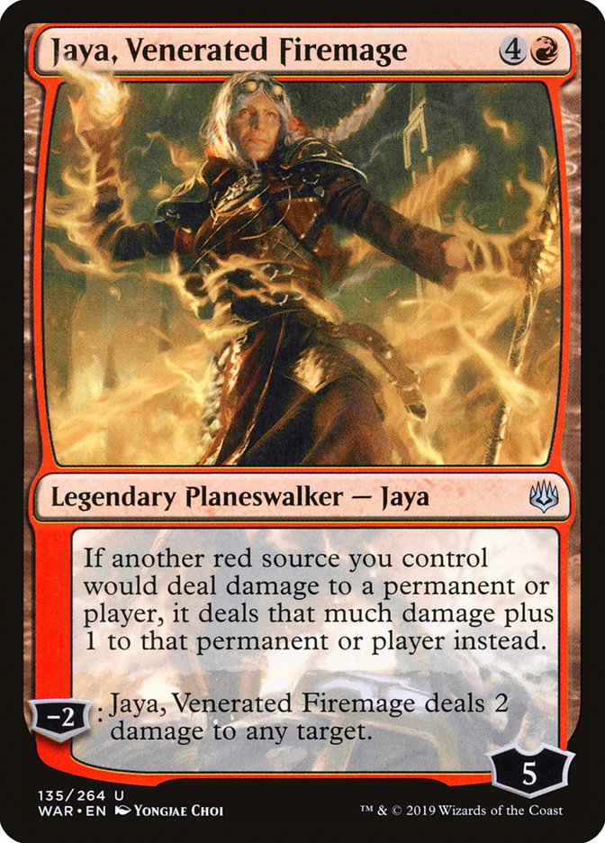 Jaya, Venerated Firemage [War of the Spark] | I Want That Stuff Brandon