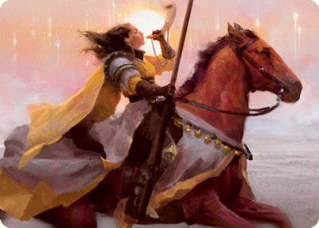 Sunrise Cavalier Art Card [Innistrad: Midnight Hunt Art Series] | I Want That Stuff Brandon