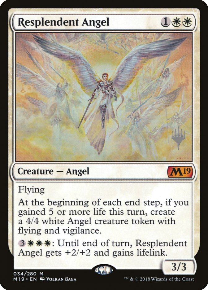 Resplendent Angel (Promo Pack) [Core Set 2019 Promos] | I Want That Stuff Brandon