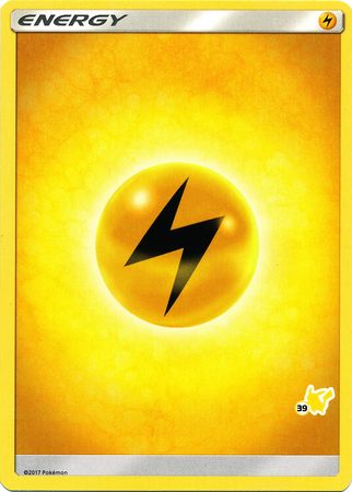 Lightning Energy (Pikachu Stamp #39) [Battle Academy 2020] | I Want That Stuff Brandon